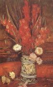 Vincent Van Gogh Vase with Red Gladioli (nn04) USA oil painting reproduction
